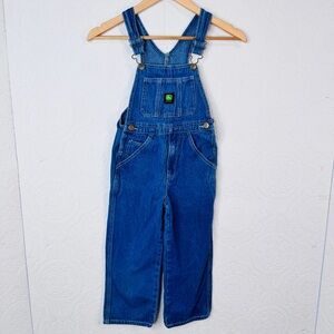 John Deere Overalls Kids 6 Blue Denim Bibs Farm Life Tractor Coveralls Work